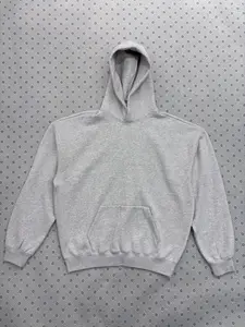 Gray Color Oversized Pullover Hoodie Women Men Streetwear Cozy Streetwear Unisex Cropped Fit Sweatshirts Casual Soft Long Sleeve Outfit