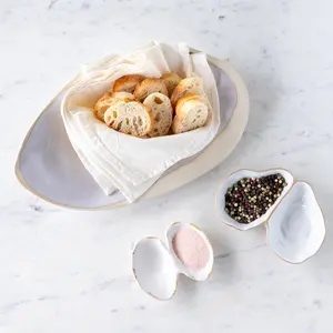 Stoneware Shell Shaped Dishes