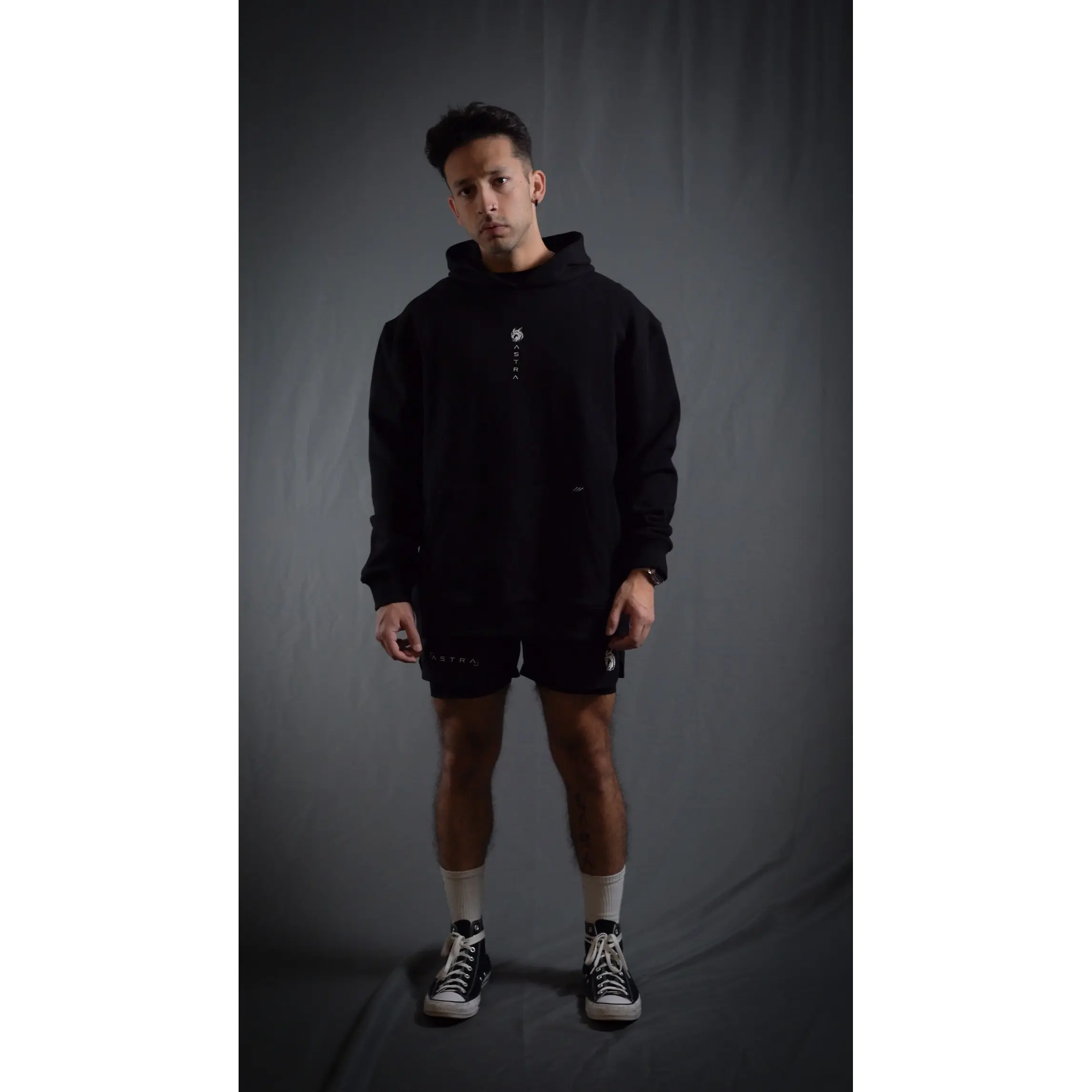 “We Are Infinite” (Premier FT) Oversized Jumper (Obsidian/Glacier)