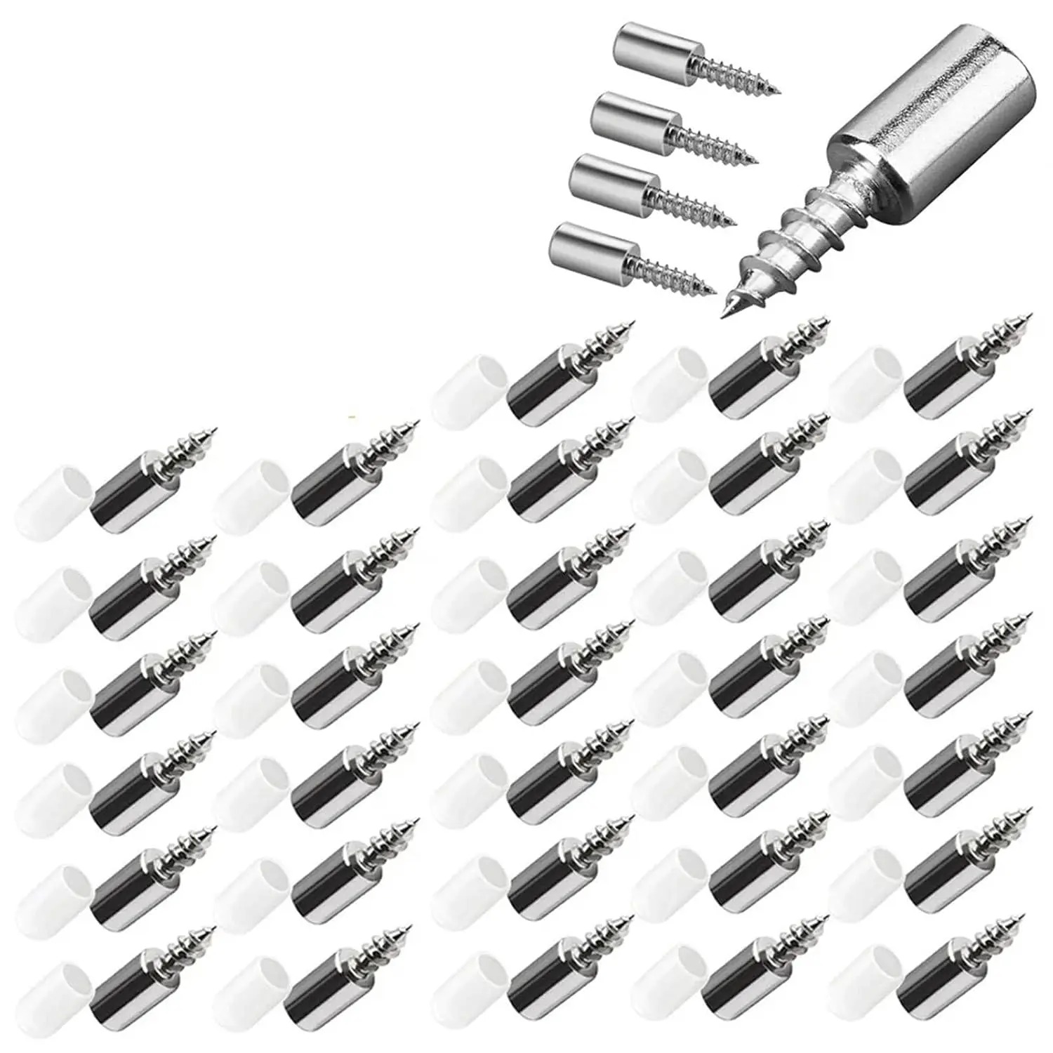 Shelf Support Pegs,Self-shelf support peg Self- partition tray Tapping Screws Cabinet Laminate Support,Shelf Pegs Pins with Non-Slip Sleeve, ShelfPegs for Shelves, Self-Tapping Screws ShelfSupport Pegs for Furniture Bookcase ShelfCabinet Closet