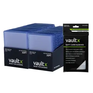 Vault X: 200CT Toploaders and 200CT Soft Card Sleeve [Combo]