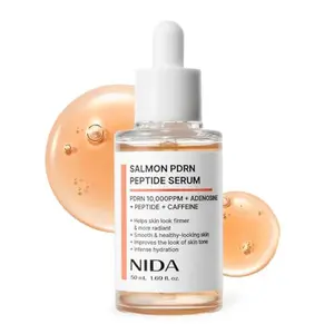 NIDA Salmon PDRN Peptide Serum | Salmon PDRN, Peptide, Adenosine, Caffeine | Firm & Healthy-looking Skin, Intense Hydration | 1.69 fl.oz., 50ml
