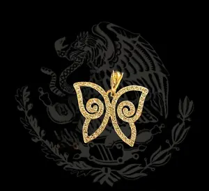 Spiral Butterfly Pendant