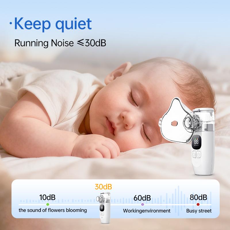 Portable Nebulizer - Adult And Children Nebulizer - Rechargeable Handheld Mesh Nebulizer Machine, for Travel And Home Use, Quickly Relieve Breathing Problems, Ultra-quiet