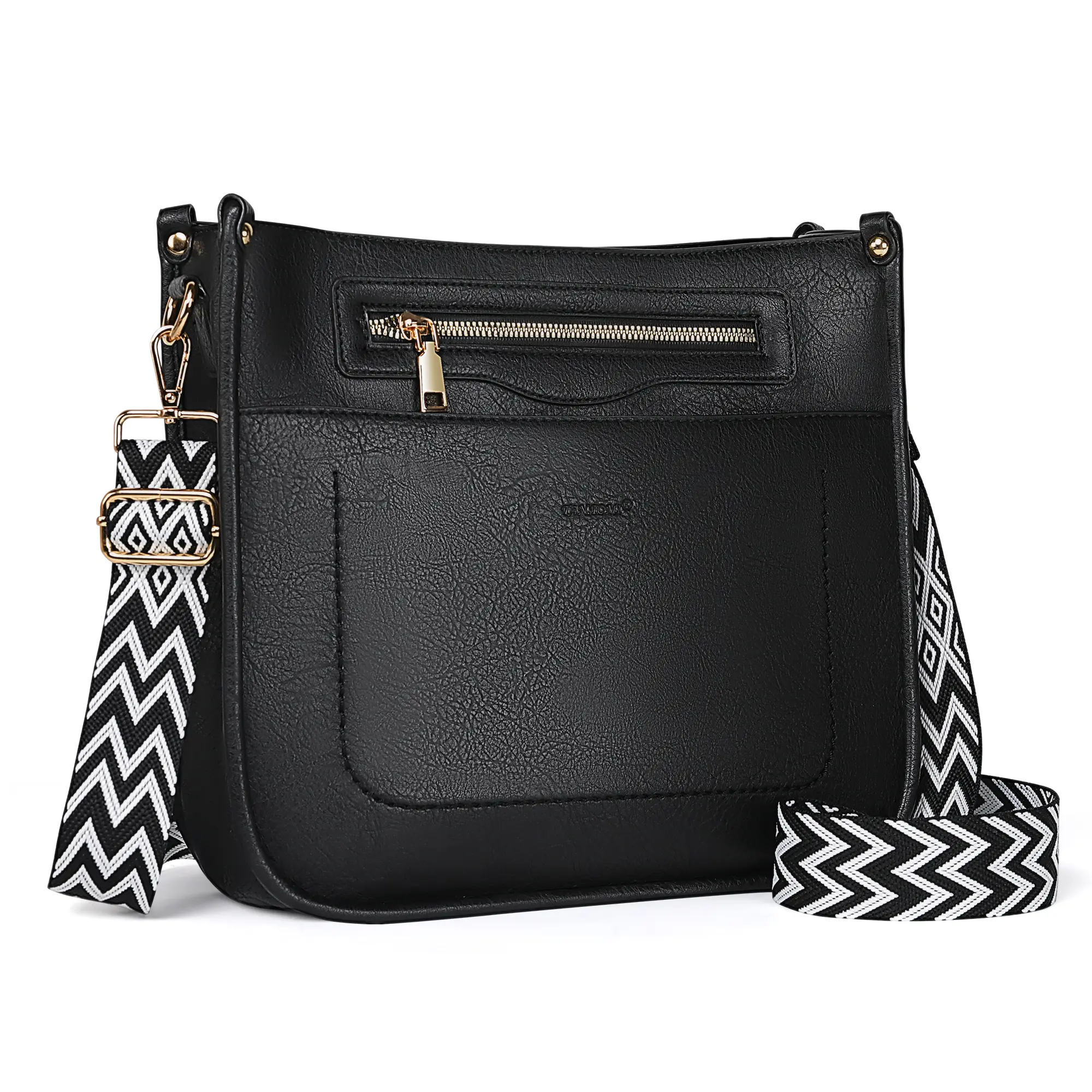 TANTOMI Women's Premium Leather Crossbody Shoulder Bag - Adjustable Strap, Detachable Strap, Magnetic Closure, for Travel & Everyday Carry