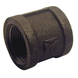 Mueller Streamline 521-201BG 0.25 in. Pipe Couplings - Black- pack of 5