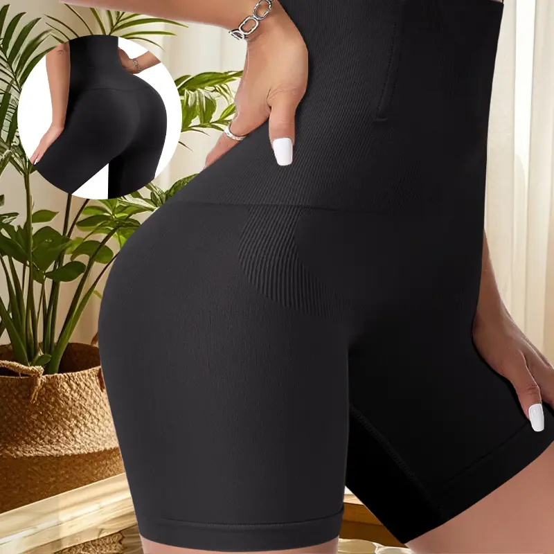 High-Waisted Shapewear Shorts for Women – Tummy Control & Butt Lift, Comfortable Elastic Waistband, Sculpting Fit for a Smooth Silhouette, Hip Enhancement for a Curved Look, Postpartum Body Shaper for Confidence