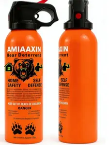 Protective spray – for outdoor safety and protection – features a long spray range of up to 40 feet – ideal for hiking and camping safety. maximum strength bear spray