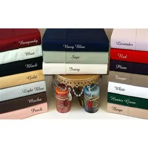 300 Thread Count King Sheet Set Egyptian Cotton Solid-Sage