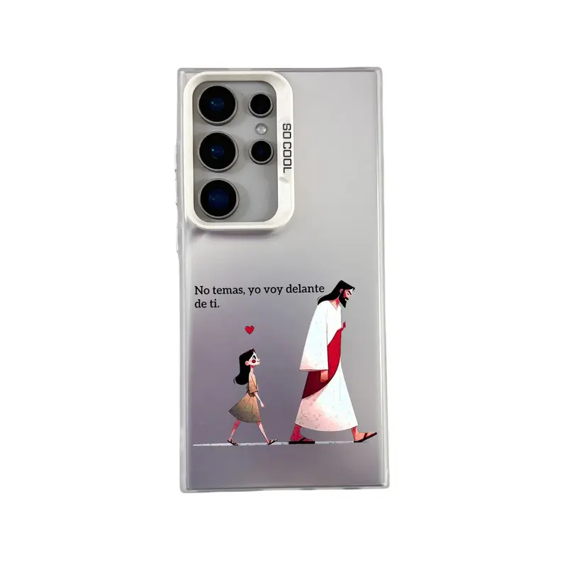 Case for  S24 Ultra/s23/s22 Faith Follows Inspirational Aesthetic Pattern Matte Shockproof Anti-Scratch Stylish Smartphone Case