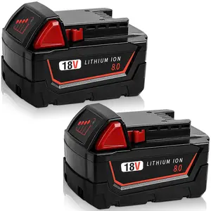 1~2Pack For Milwaukee for M18 Lithium 8.0Ah Extended Capacity Battery 48-11-1860 NEW