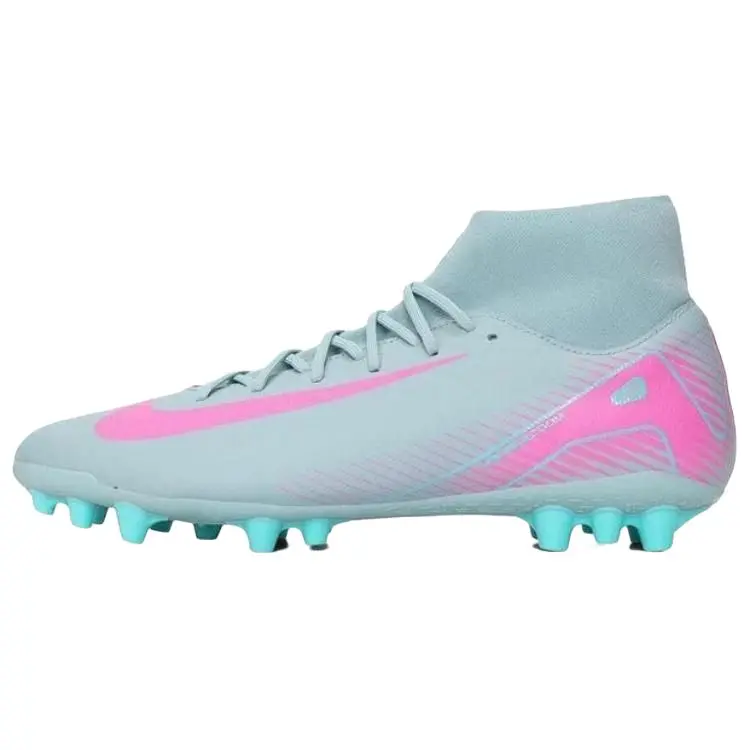 Nike Mercurial Superfly 10 Academy AG Ocean Cube Pink Blast Versatile Durable Non-slip Soccer Cleats Men's FQ8329-301