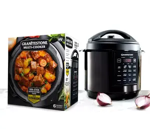 6 Quart Multi-Pressure Cooker With Pre-Settings