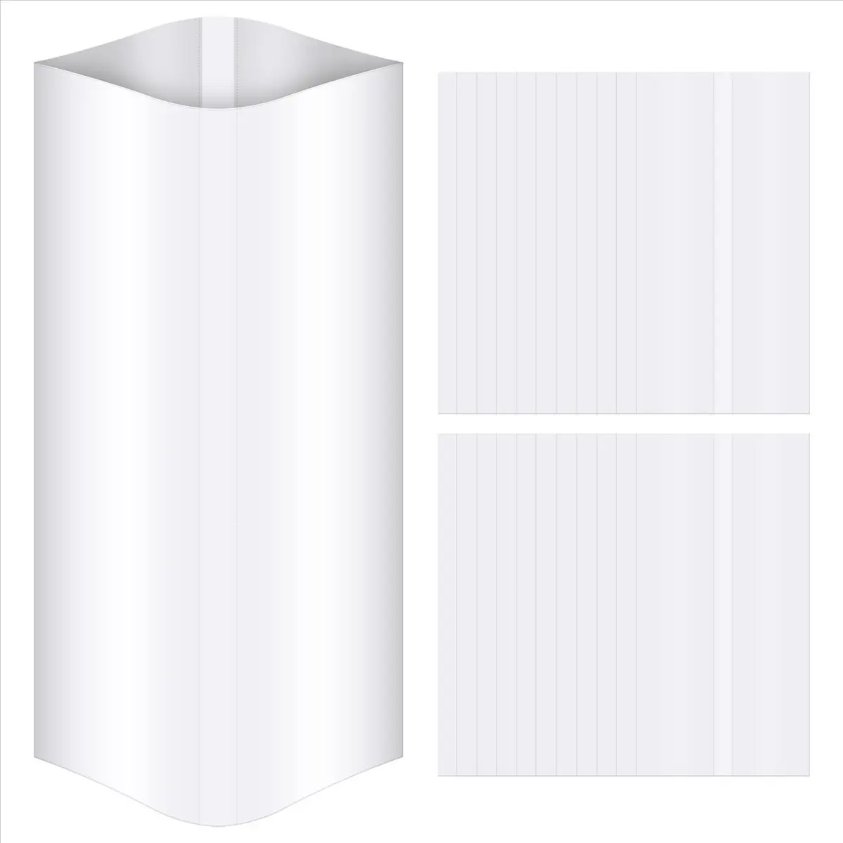 70Pcs Sublimation Shrink Wrap Film 5X10 Inch Heat Transfer Shrink Film Shrink Wrap Bags White Shrink Wrap Bands for Mug