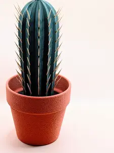 3D Printed Cactus Toothpick Holder for Kitchen Decor, Dining Room Decor, Cactus Decor, or Party Decor