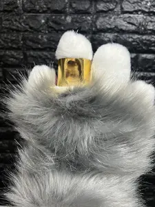 ONE Zaliens Furry Gold Ring Anniversary Male Female Engagement Fabric wedding