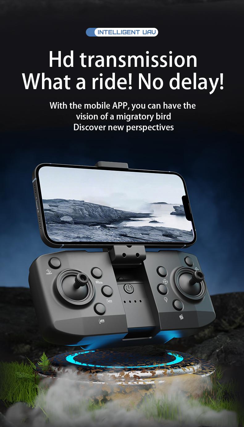 2026 M8 Pro Drone – 4K EIS Camera, GPS & 5G WiFi FPV, Brushless Motor, Optical Flow Hover, Smart Obstacle Avoidance, Auto Return, 360° Stunt Roll, Dual Batteries Included