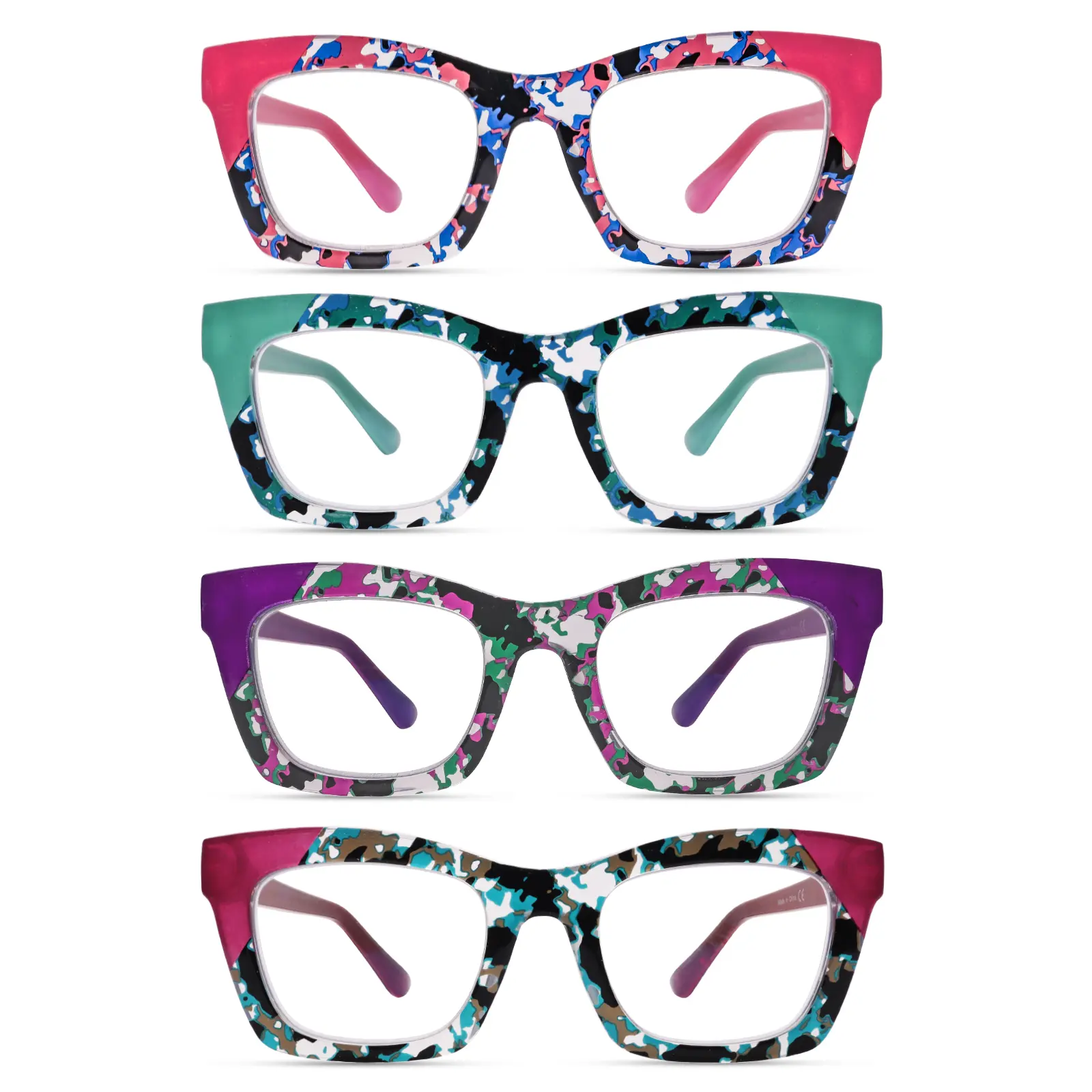 ZOECENT 5 Pack Women's Reading Glasses with Blue Light Protection, Stylish Frames, and Spring Hinges Reader+1.5+1.75+2.0+2.5+2.75