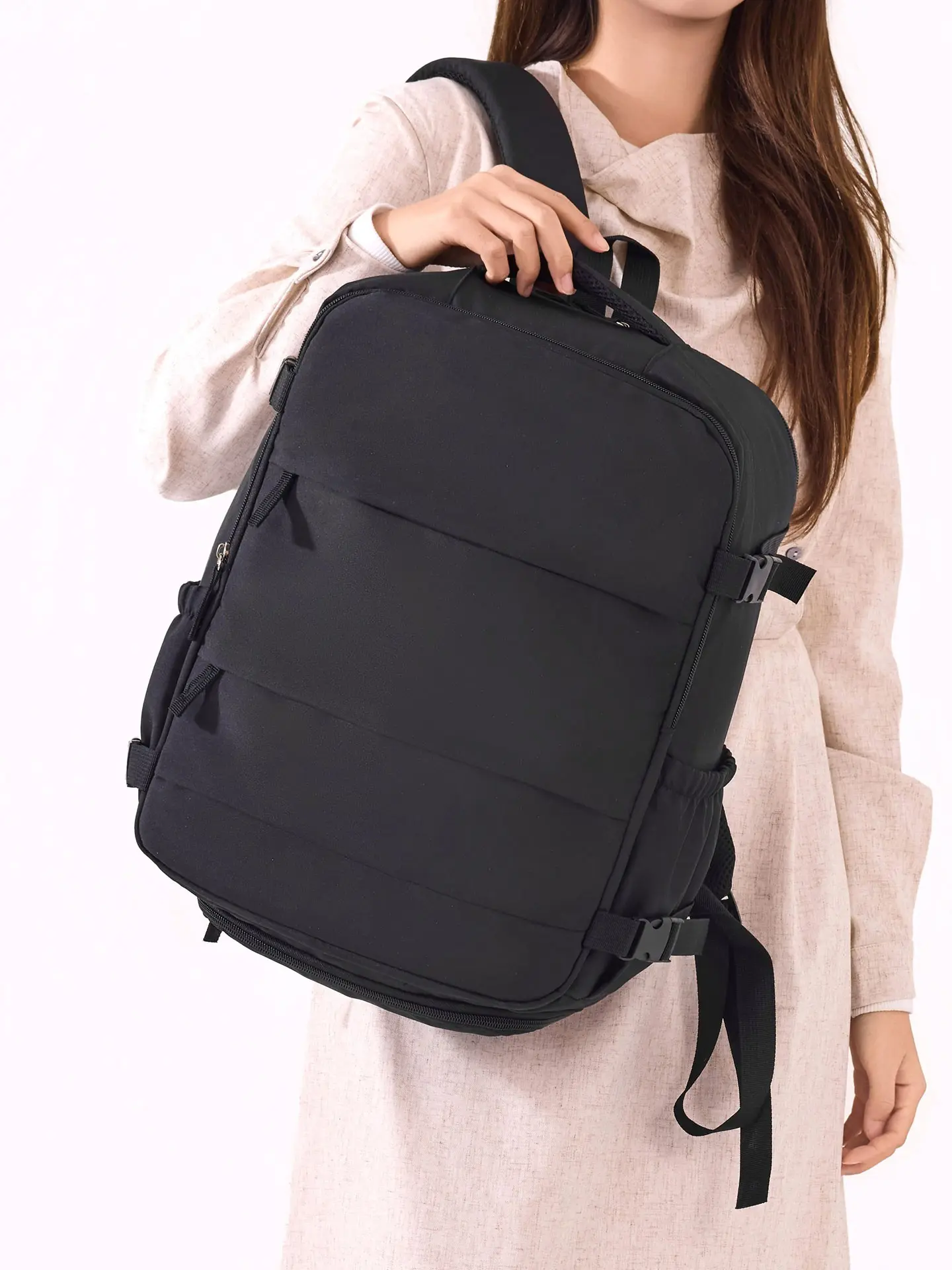 Viz Air Ryanair Cabin Backpack 40x20x30cm, 14-Inch Laptop Compartment, Shoe Storage, Ideal for Short Trips, Compact Travel Gear