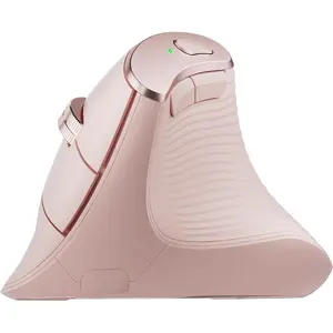 M510 Vertical Mouse ,  Mouse for Comfy Tracking, 3 Adjustable DPI (800-1200-1600), 2.4G  Vertical Mouse with 6 Buttons, Compatible with Windows,  OS, Laptop, PC,Pink