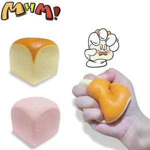 Squishy Series Hawaiian Rolls 2pcs, Slow Rebound Soft Toys, Taba Squishy, Stress Relief Toy，Adults Fidget Toy Sensory Toy. These squishy soft rubber toys are perfect for children and make ideal birthday and holiday gifts or stress-relief toys.