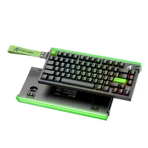 ATTACK SHARK R85HE Gaming Mechanical Keyboard RGB Lighting 8000hz Wired Connection with Customizable Magnetic Switches for E-Sports Office Use,Full Keys Hot Swappable Compact Design