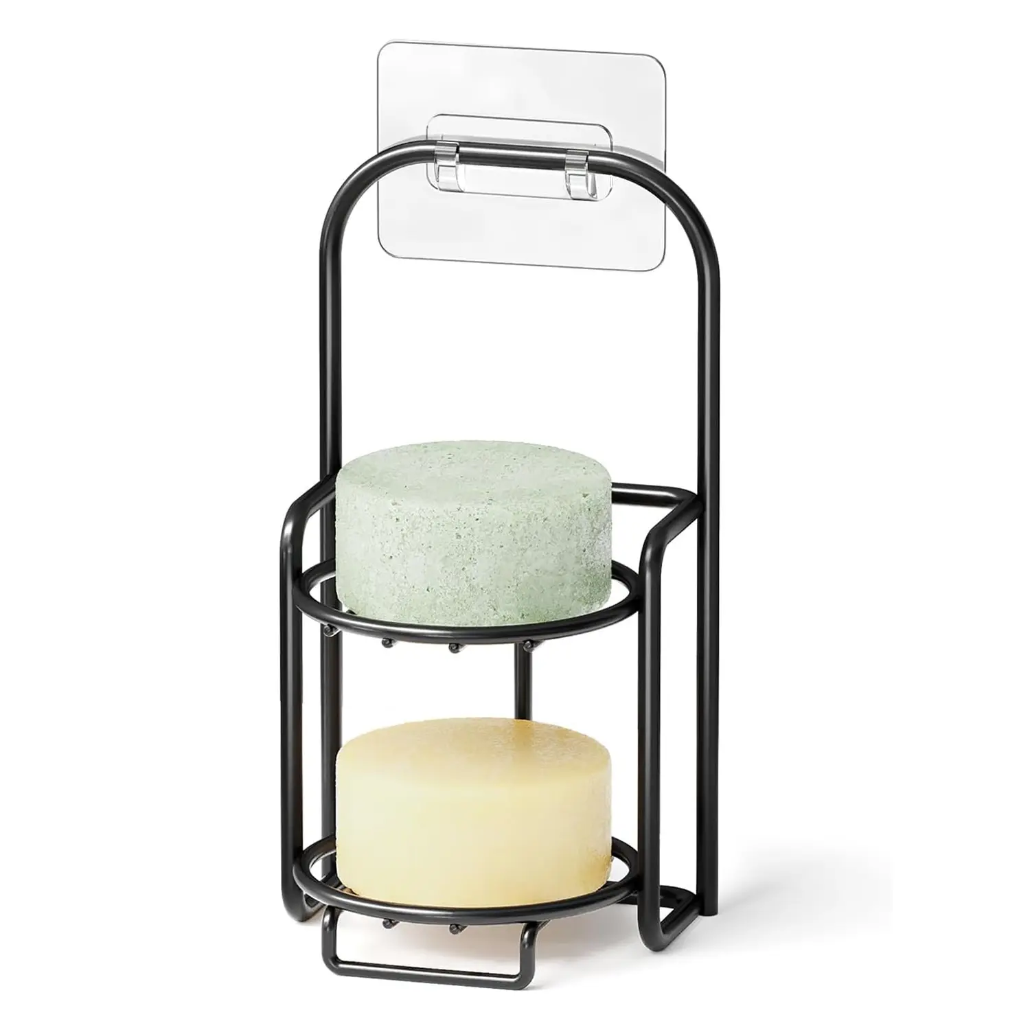 SpaceAid 2 Tier Soap Holder for Shower, Black