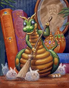 Rounding Up the Dust Bunnies Diamond Painting Kit