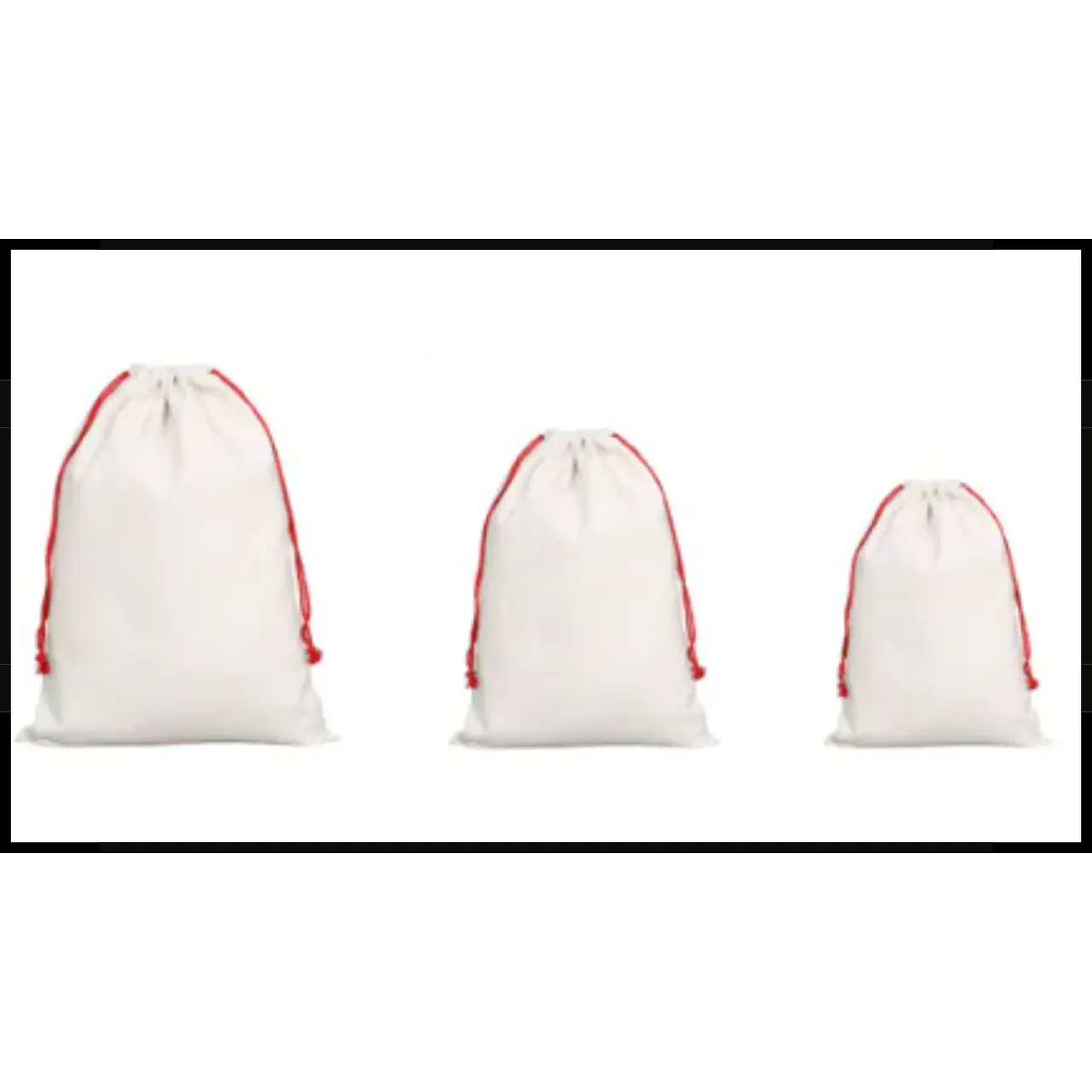 Single Layer Sublimation Santa Sack/Gift Bag