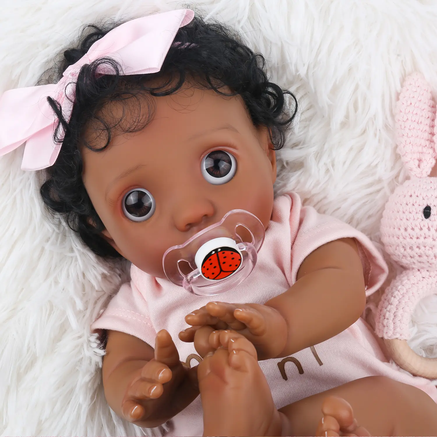 #Summervibes #mothersdaygift [WOOROY] Reborn Baby Doll Clearance - 16 In Lifelike Realistic Baby Doll, Soft Weighted Cloth Body, Perfect Christmas & Birthday Gifts for Kids Ages 3+