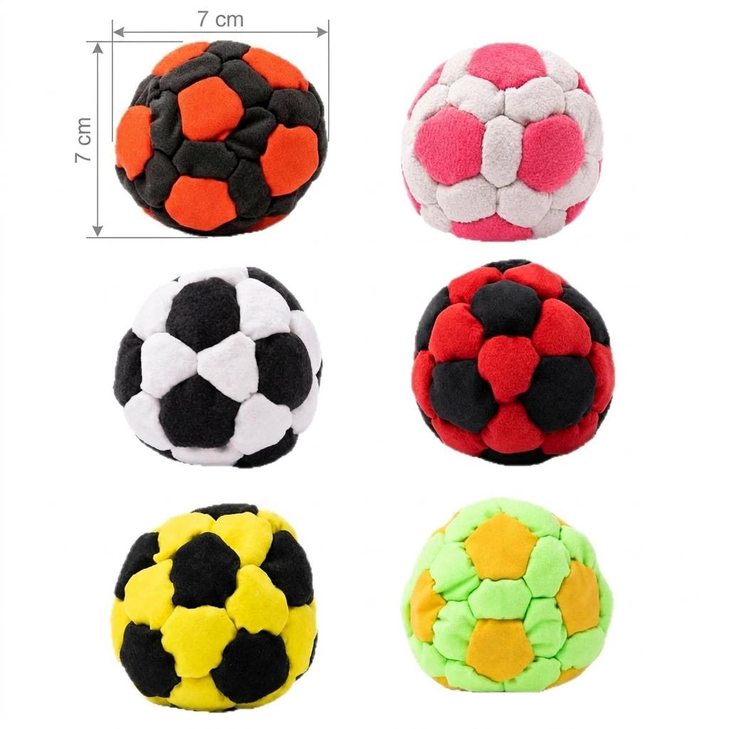 6 Pack 2.75 Inch Plush Soccer Hacky Sacks Soft Fleece Footbags For Kids Adults Y2K Nostalgia Skill Toy Outdoor Summer Camp Game Juggling Balls Aesthetic Sports Party Favors Coordination Gear 6 Pack 2.75 Inch Plush Soccer Hacky Sacks Soft Fleece Footbags For Kids Adults Y2K Nostalgia Skill Toy Outdoor Summer Camp Game Juggling Balls Aesthetic Sports Party Favors Coordination Gear