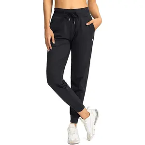 Women's Joggers Pants with Zipper Pockets High Waisted Athletic Tapered Sweatpants for Women Workout Lounge