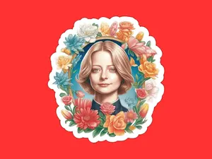 Jodie Foster Sticker