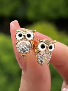 Fashion Owl Women's Stud Earrings , Valentine's Day Christmas Gift, Bridal Wedding Engagement Jewelry, Daily Wear Decorative Accessories