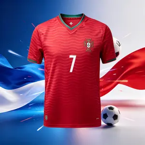 2026 Portugal 7# Cristiano Ronaldo Short And Long Sleeve Soccer Jersey Fans Version Breathable