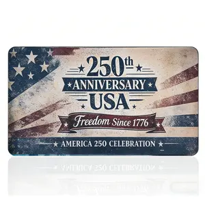 US 250th Anniversary Commemorative Desk Pad - Large Non-Slip Mouse Pad, Soft Extended Desktop Mat for PC, Ideal for WFH & Gaming (Kitchen Specialty Accessory)