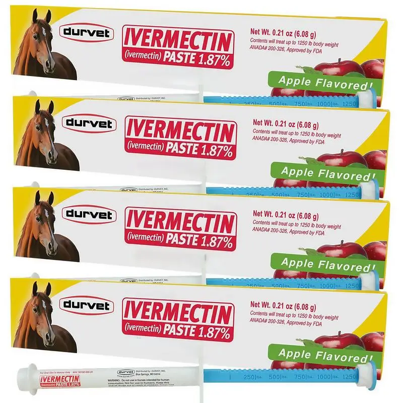 [2 Pack] Durvet Ivermectin Paste -1.87 - 6.08 Grams