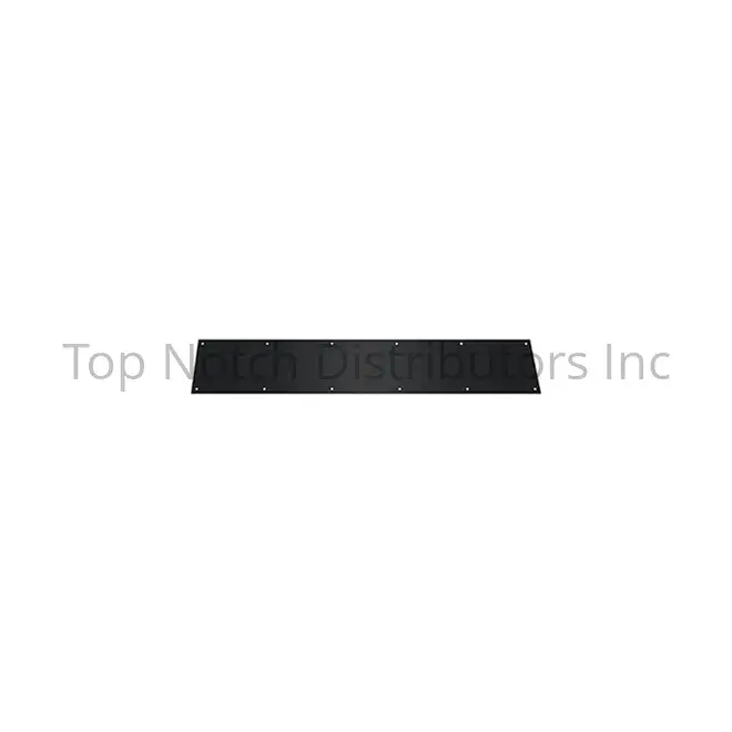 212 MAIN Corrosion Res. Stainless Steel Door Protection Kick Plate - 6 x 34 in. Black US19 Finish, Architectural Protective Plates for Swinging Doors, Includes Mounting Kit