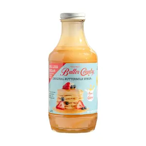 Original Buttermilk Syrup for Pancakes and Waffles, Less Sugar, No Corn Syrup, Gluten Free, Made without Artificial Flavors Beverage Sweet