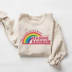 Youth and Adult Reading Rainbow Shirt, Teacher Appreciation Gift, School Shirt, Book Lover Gift, Teacher Shirt