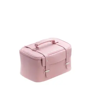 Pink Leatherette Travel Case