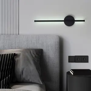 Rechargeable Wall Light, Cordless Wall Mounted LED Light with Remote Control, Dimmable Wall Lamp Modern Mood Lighting for Living Room Bedroom Office Decor