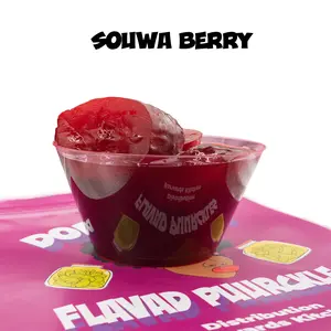 Doreesha FLAVAD Puurckles -SOURWA BERRY - SBBC- Lightly Sweet Tangy Sour Snack SOURWA BERRY  Flavored Chunks Made with Vinegar & Artificial Flavors. THIS IS NOT A PICKLE