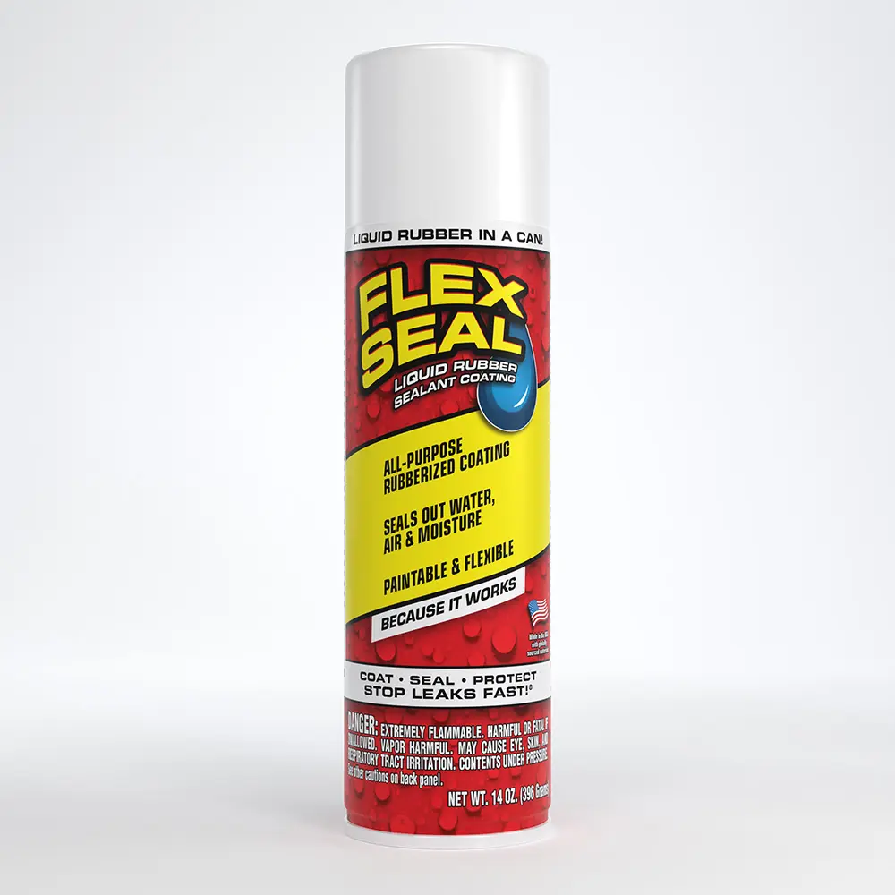 Flex Seal White Spray Coating Agent, 2-Pack 828ml Waterproof Coating for Leak Repair on Multiple Surfaces