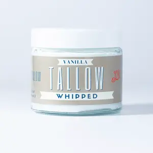 Vanilla Whipped Tallow Moisturizer | 100% Natural Skincare: 9oz