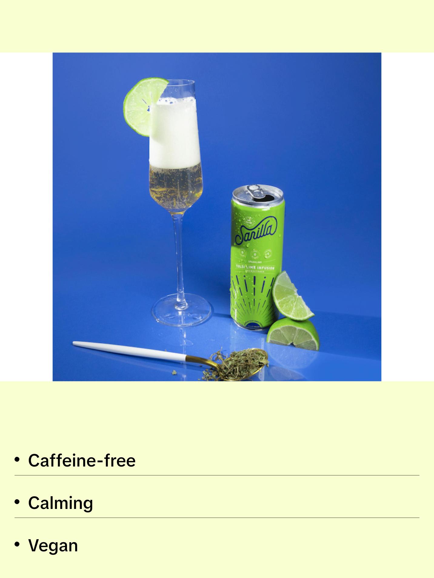 Tulsi Lime Sarilla Sparkling Botanical by Drink Sarilla