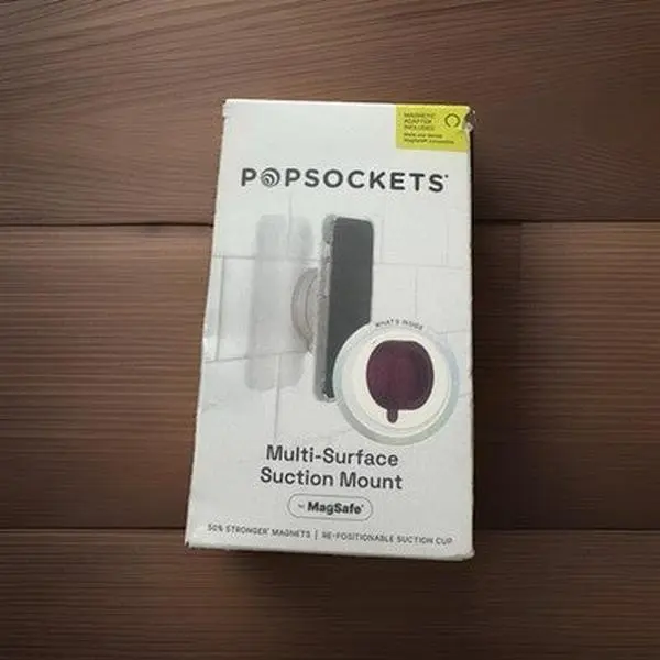 PopSockets Multi Surface Suction Mount for MagSafe Magnetic Adapter Included NIB