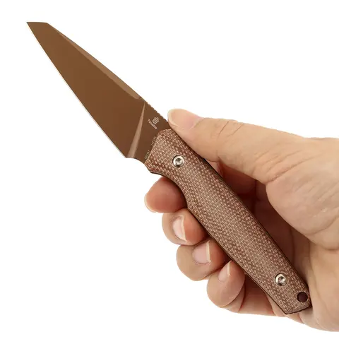 Tenable Parr Outdoor Fixed Blade Straight Knife - 3.12" 14C28N Stainless Steel Blade, Durable Comfortable Solid G10/Micarta/PEI Handles, Jonathan Styles Design, EDC Survival Tool, Outdoor Camping Knives, Hiking Gear, G011B Series for Men