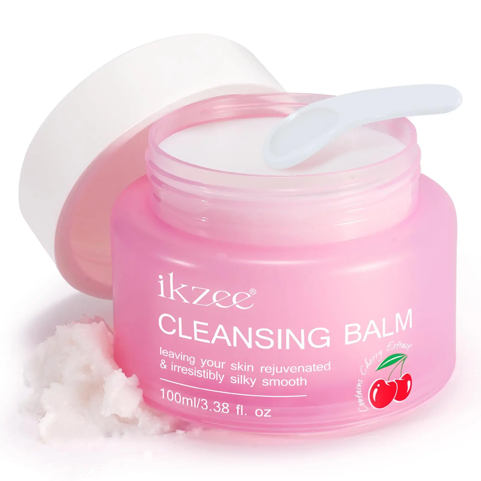 Ikzee Makeup Remover Balm, 100ML, Dissolves Dirt Oil Waterproof Mascara, Quick Emulsifying, Deep Cleansing, Portable Travel Size Gift