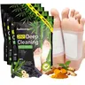 40PCS Natural Bamboo Ginger Powder Foot Pads for Foot Care, Deep Cleansing, Relaxation, Sleep Aid Nail Masks Intensive Foot Care Foot Detox Masks
